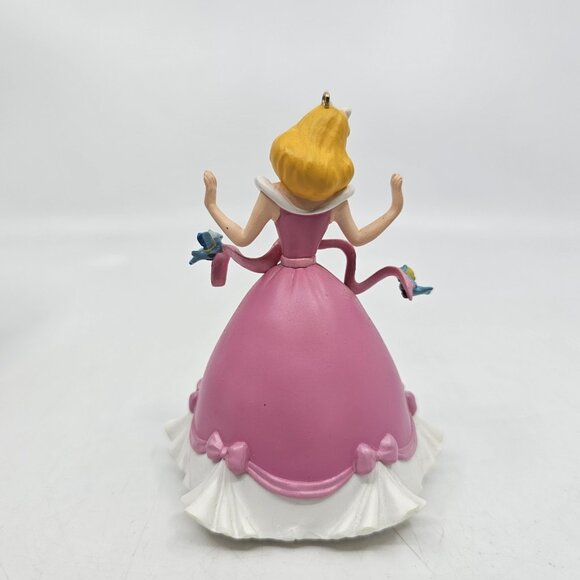 Hallmark Disney Dressing Cinderella Princess Christmas Tree Ornament Pink 3.5 in - Picture 3 of 10